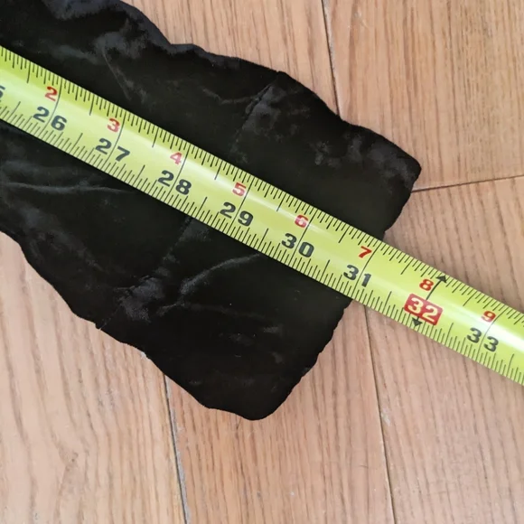 Sweet Baby Jamie Black Collared Velvet Dress Size XL Jamie Mizrahi - Picture 10 of 16